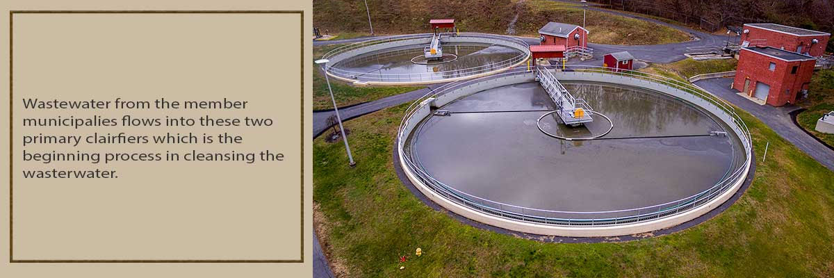 Beginning process in the cleaning of waster water at the EAJSA plant.